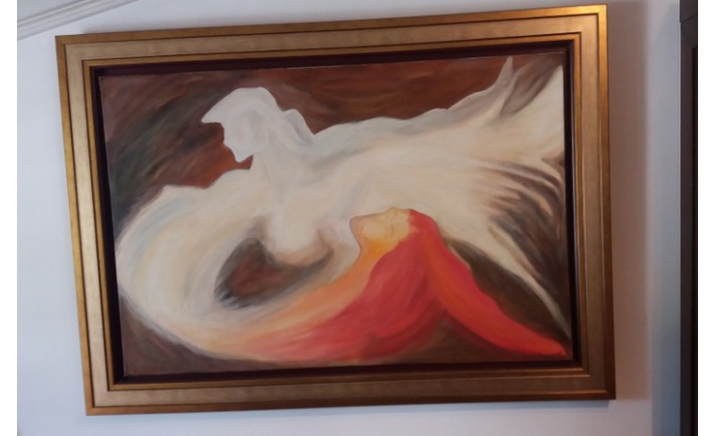ΕΡΩΤΑΣ ΚΑΙ ΨΥΧΗ ΑΚΡΥΛΙΚΑ 80 X120